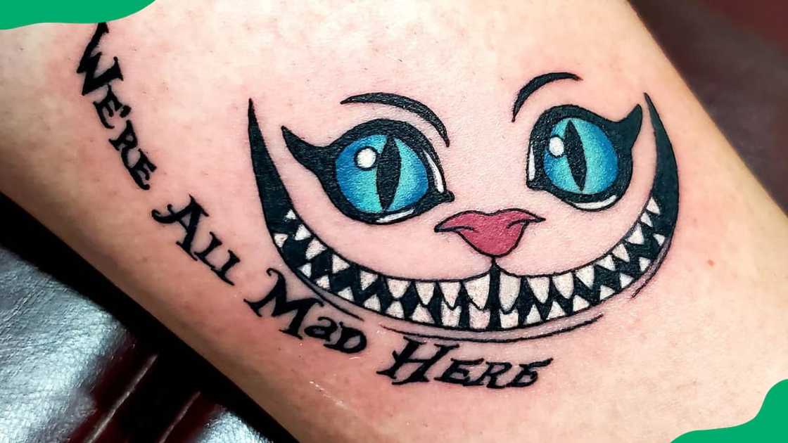 Cheshire cat tattoos Cheshire cat tattoos