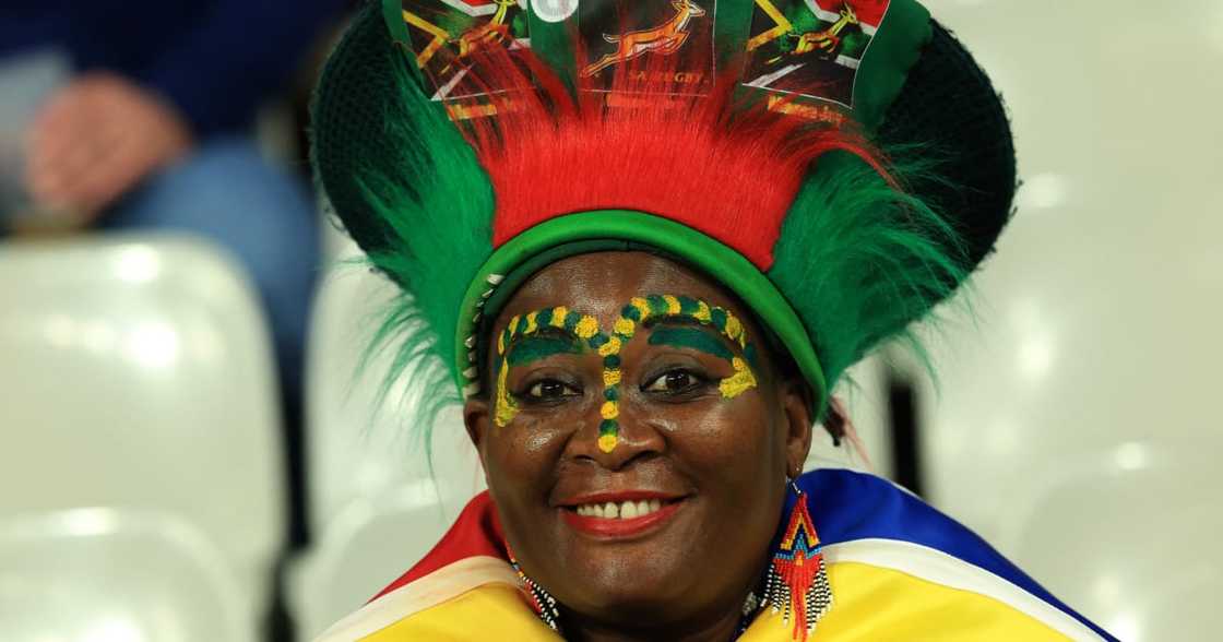 Mama Joy Chauke shared a picture of the SAFA President and Bafana Bafana goalkeeper Mama Joy Chauke shared a picture of the SAFA President and Bafana Bafana goalkeeper