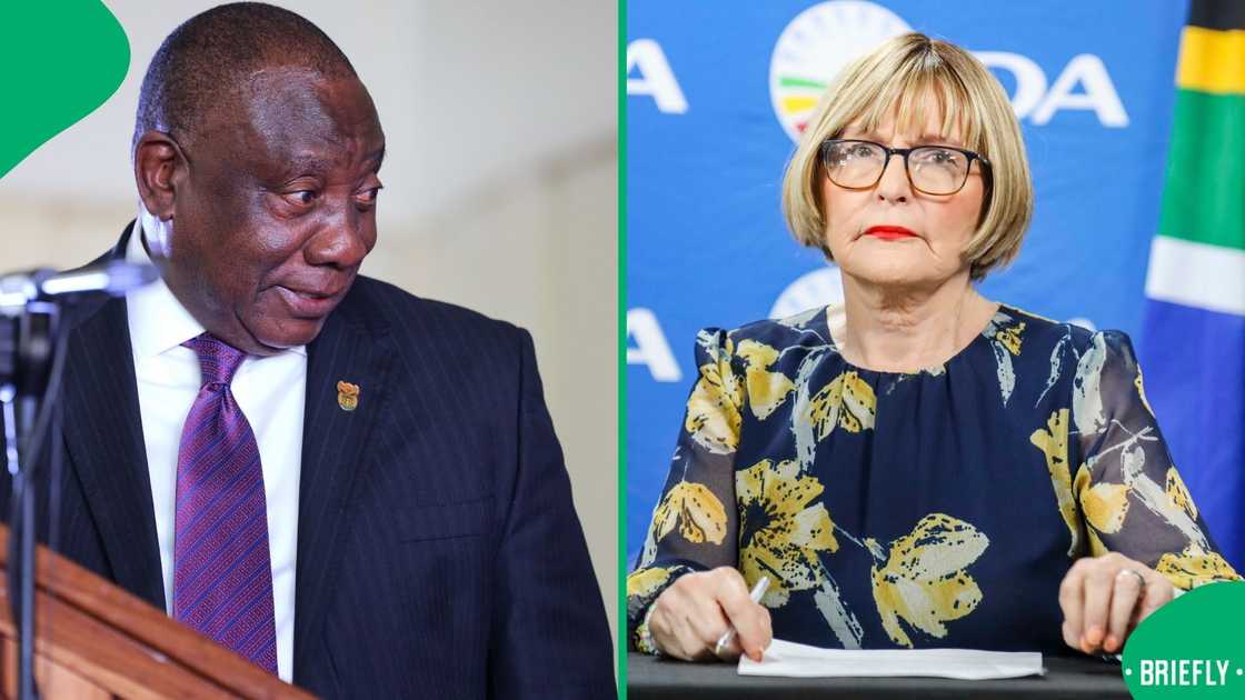 Helen Zille sent a stern warning to President Cyril Ramaphosa Helen Zille sent a stern warning to President Cyril Ramaphosa