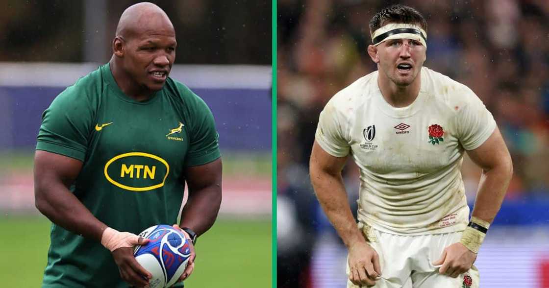 Bongani Mbonambi and Tom Curry Bongani Mbonambi and Tom Curry