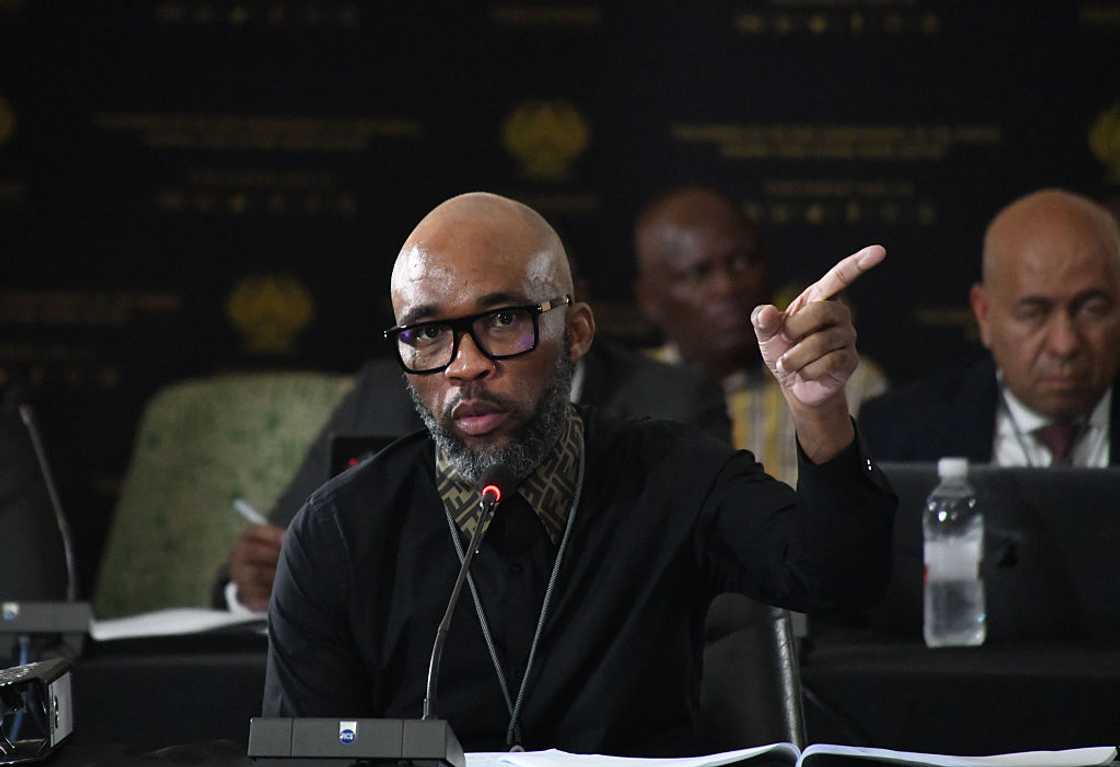 Vusimuzi "Cat" Matlala testified before the Ad Hoc Committee investigating police corruption