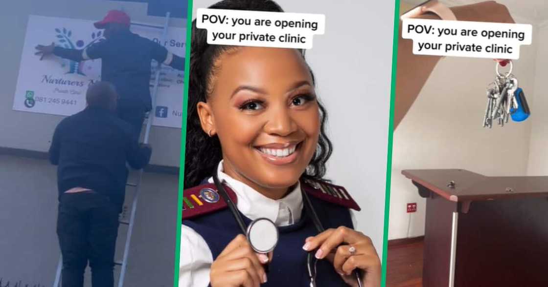 Proud nurse, Mzansi, private clinic, TikTiok video Proud nurse, Mzansi, private clinic, TikTiok video