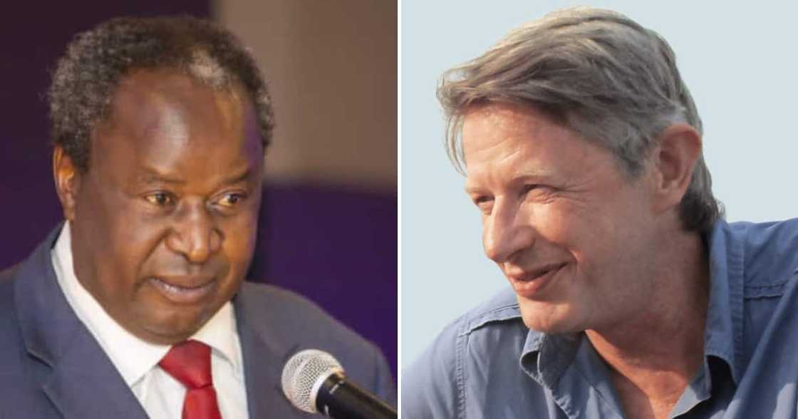 Tito Mboweni and Patrick Bond Tito Mboweni and Patrick Bond