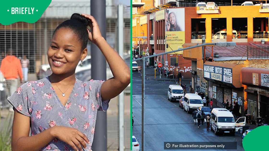 An informal trader at the Bree Street Taxi Rank risked his life to rescue Boitumelo Mazibuko from a violent attack by her ex-boyfriend