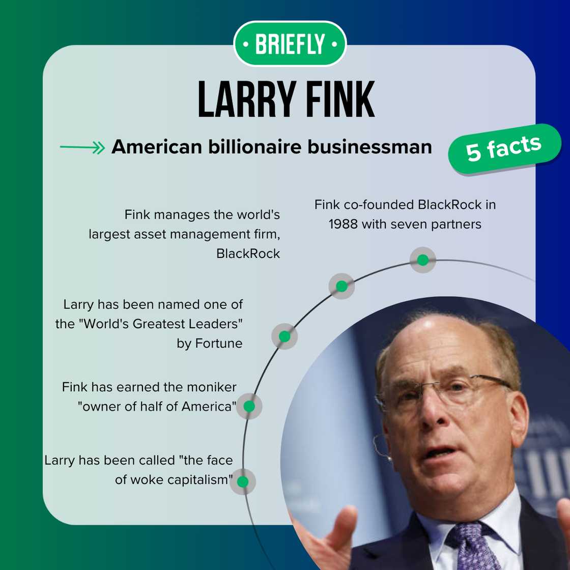 Larry Fink at a meeting Larry Fink at a meeting