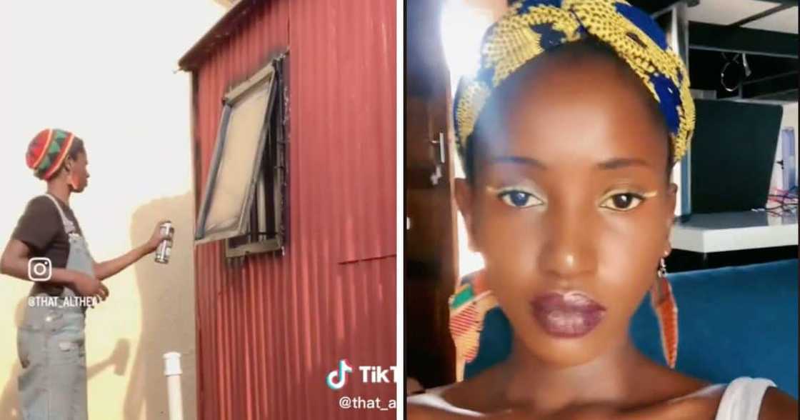 Young Woman opes Kasi accommodation Young Woman opes Kasi accommodation