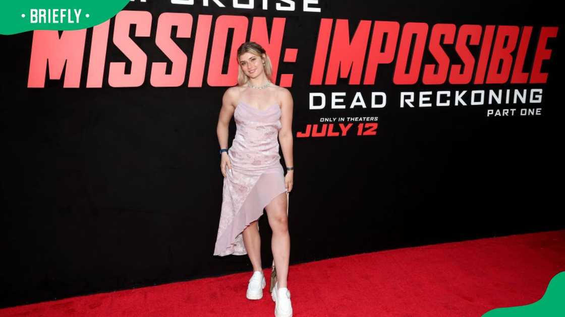 TikTok star Faith Ordway at the 2023 screening of Mission: Impossible TikTok star Faith Ordway at the 2023 screening of Mission: Impossible