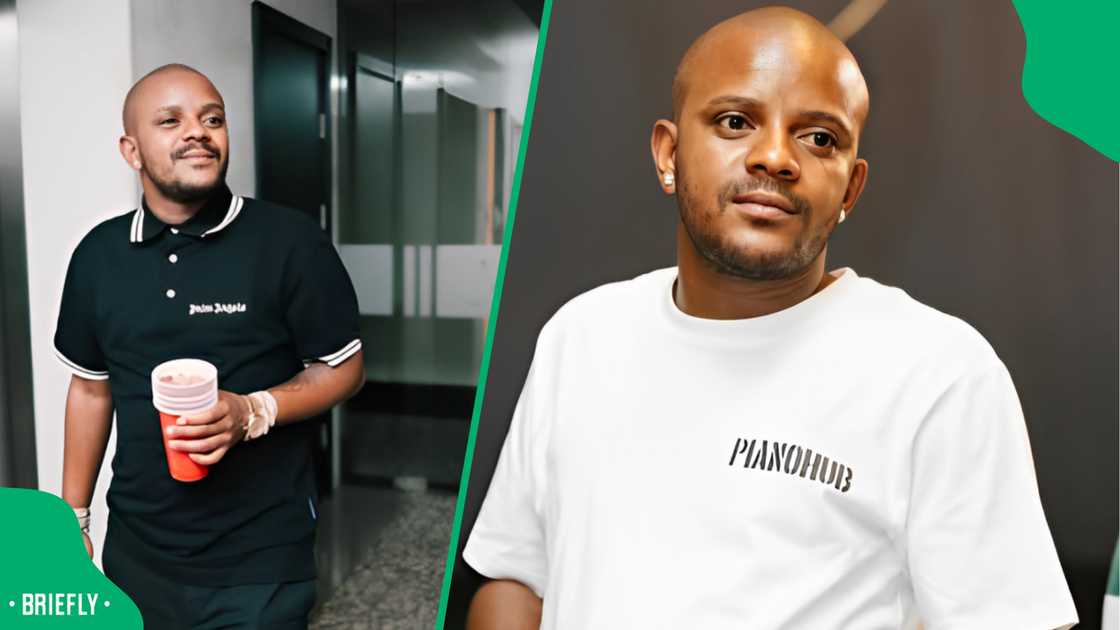 Netizens react to Kabza De Small's recent outfit Netizens react to Kabza De Small's recent outfit