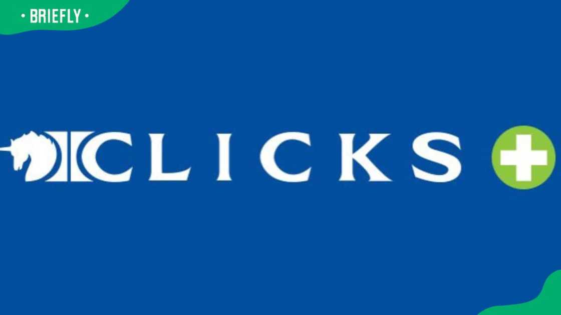Clicks Pharmacy in South Africa logo. Clicks Pharmacy in South Africa logo.