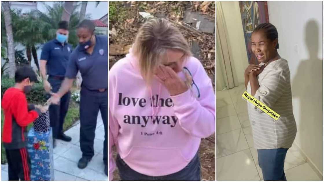 The acts of kindness were praised on social media. The acts of kindness were praised on social media.