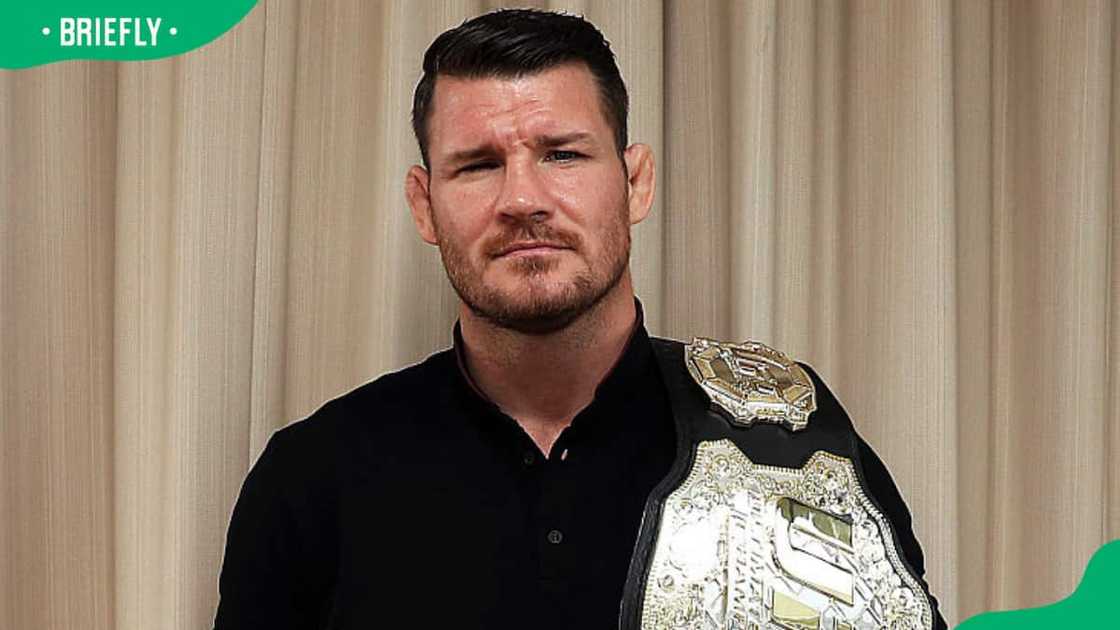 Michael Bisping during UFC 204 on 26 August 2016 in Manchester, England. Michael Bisping during UFC 204 on 26 August 2016 in Manchester, England.