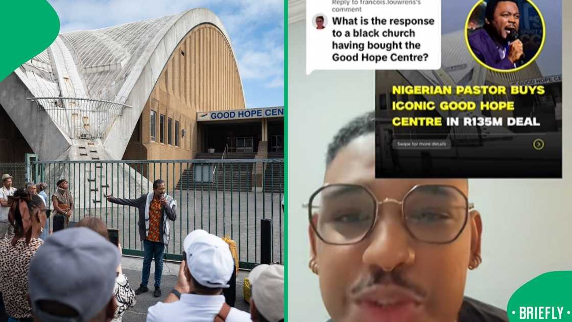 Protesters gathered outside the Good Hope Centre where they picketed against the City of Cape Town’s auction Protesters gathered outside the Good Hope Centre where they picketed against the City of Cape Town’s auction