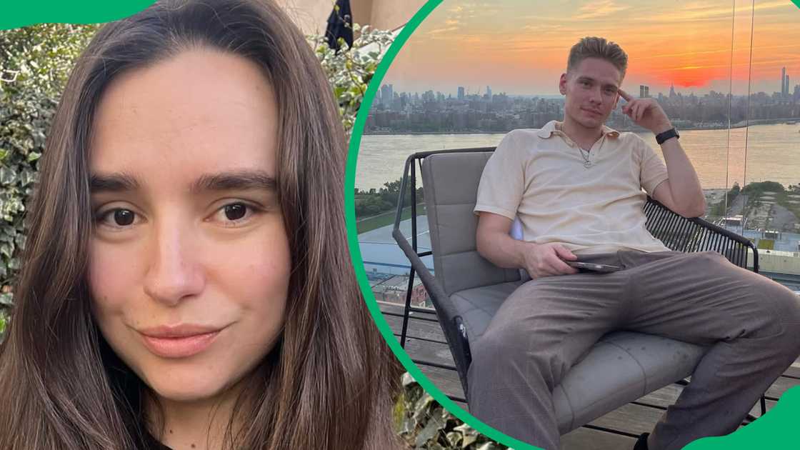 Olga Koshimbetova (L). Steven Frend (R)