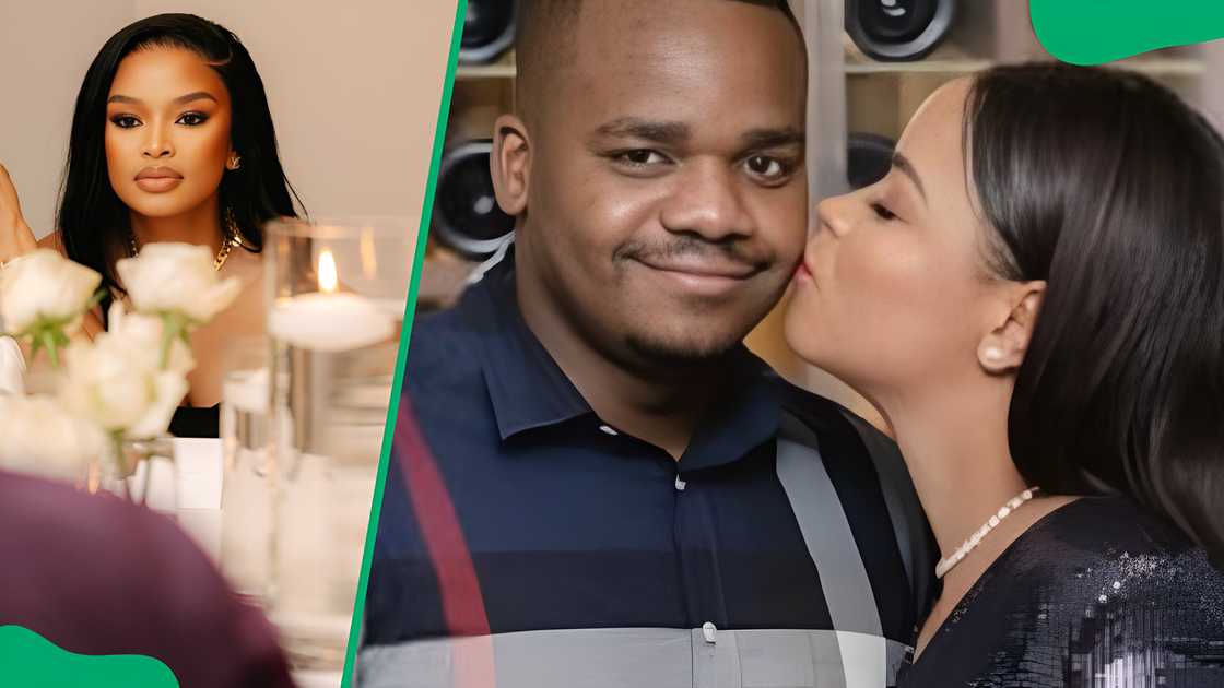 Ayanda Thabethe and Peter Matsimbe Ayanda Thabethe and Peter Matsimbe