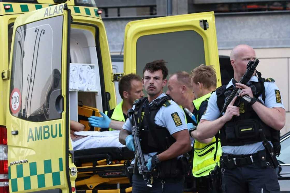 A 22-year-old 'ethnic Dane' was arrested after the shooting A 22-year-old 'ethnic Dane' was arrested after the shooting