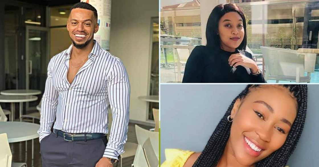 Lehasa, Pretty and Kwezi are involved in a love triangle Lehasa, Pretty and Kwezi are involved in a love triangle