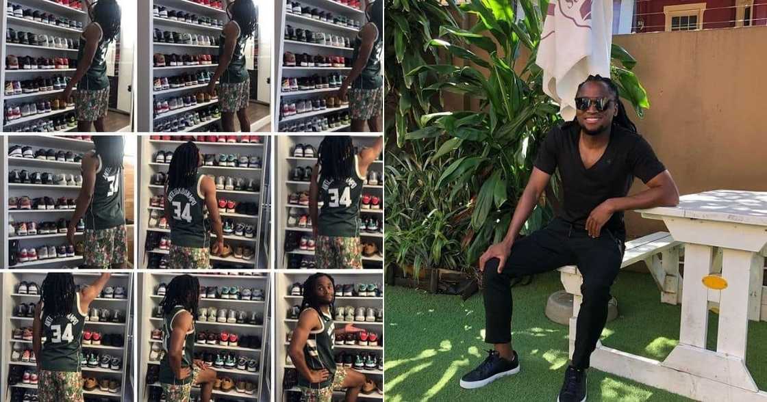 Amazulu's Siphiwe Tshabalala Shows Off an Impressive Shoe Collection