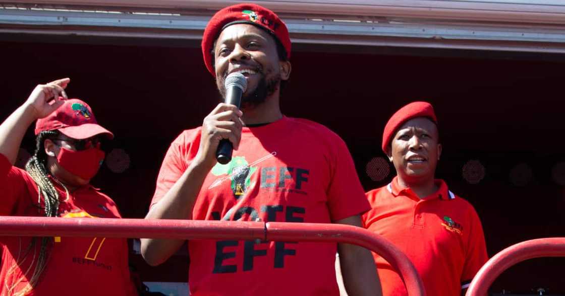 EFF Phoenix march, unrest, KwaZulu-Natal, Phoenix Highway, Julius Malema, Mbuyiseni Ndlozi EFF Phoenix march, unrest, KwaZulu-Natal, Phoenix Highway, Julius Malema, Mbuyiseni Ndlozi
