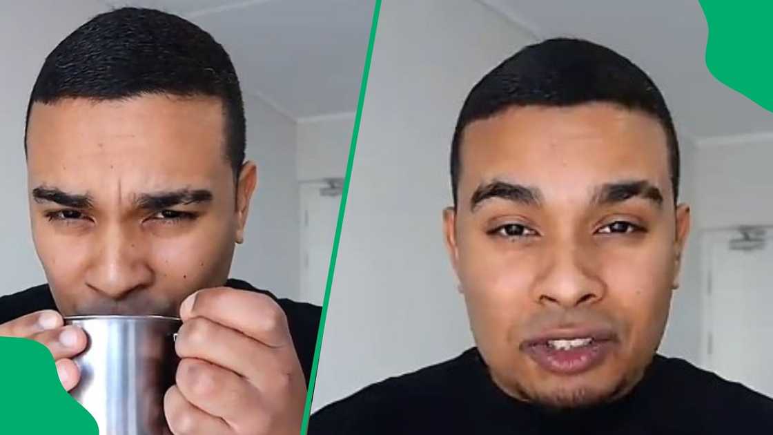 A man ate like a prisoner in a TikTok video