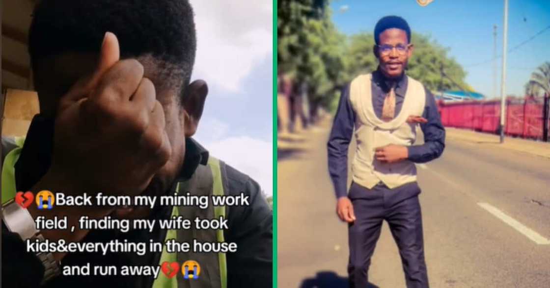 A man came home after grinding hard in the mines to find his wife, kids and belongings all gone A man came home after grinding hard in the mines to find his wife, kids and belongings all gone
