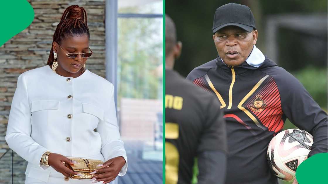 Royal AM owner Shauwn Mkhize and coach John Maduka are waiting for an end to the saga surrounding the club. Royal AM owner Shauwn Mkhize and coach John Maduka are waiting for an end to the saga surrounding the club.