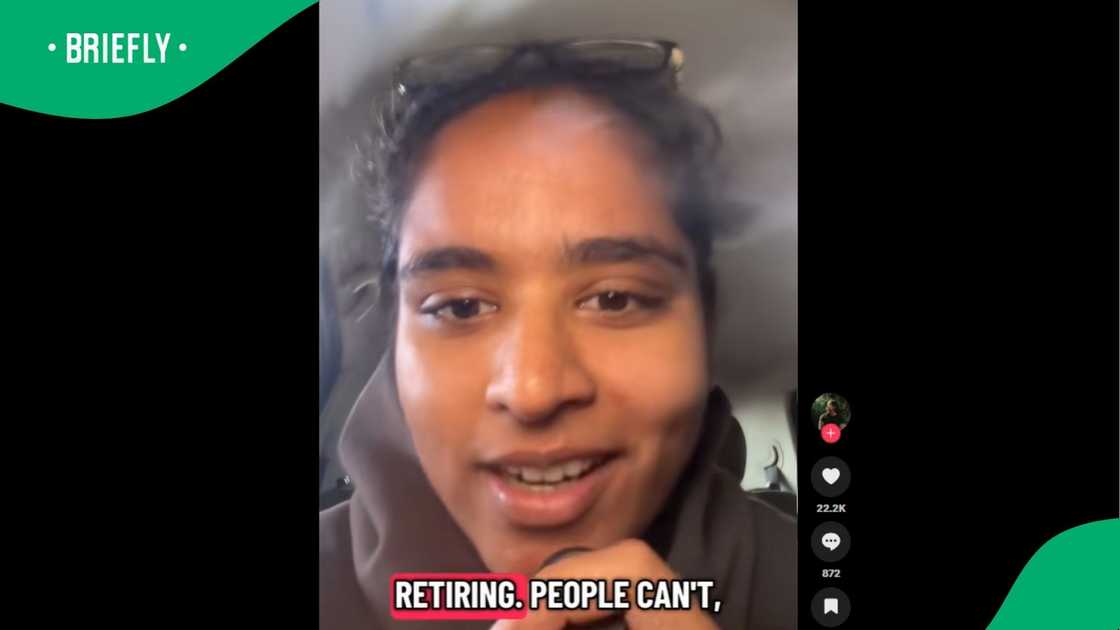 A young woman went viral. A young woman went viral.