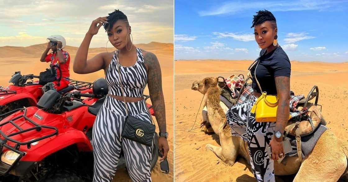 Lamiez Holworthy, vacation, Khuli Chana, Namibia, fears Lamiez Holworthy, vacation, Khuli Chana, Namibia, fears