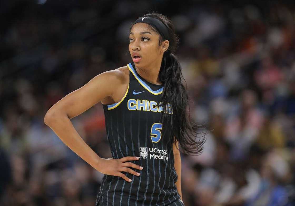 Reese during a Chicago Sky and Connecticut Sun game Reese during a Chicago Sky and Connecticut Sun game
