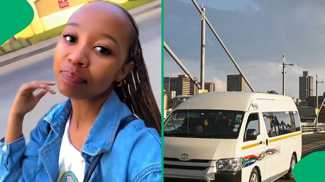 A TikTok video shows a woman sharing her terrifying encounter with a taxi driver.