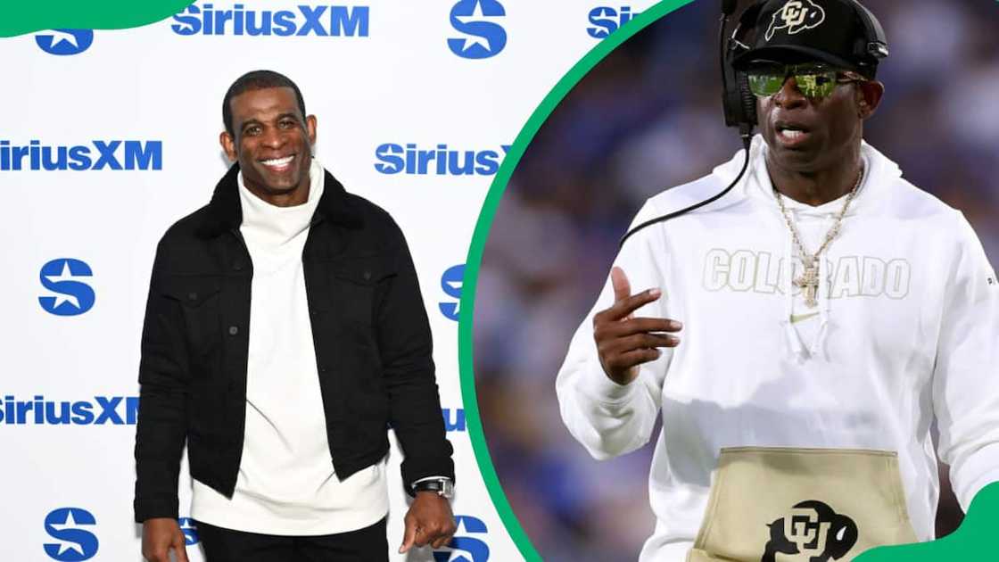 Deion Sanders at SiriusXM Studios