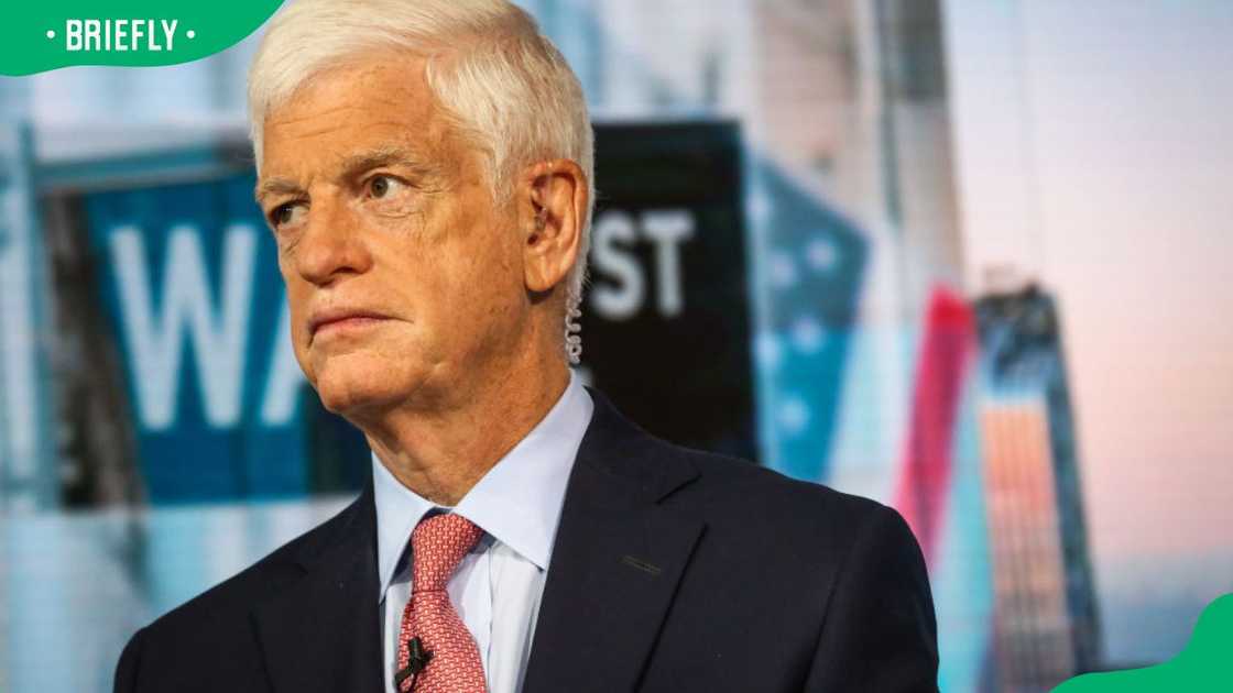 Financial analyst Mario Gabelli at a 2017 Bloomberg Television interview in New York Financial analyst Mario Gabelli at a 2017 Bloomberg Television interview in New York