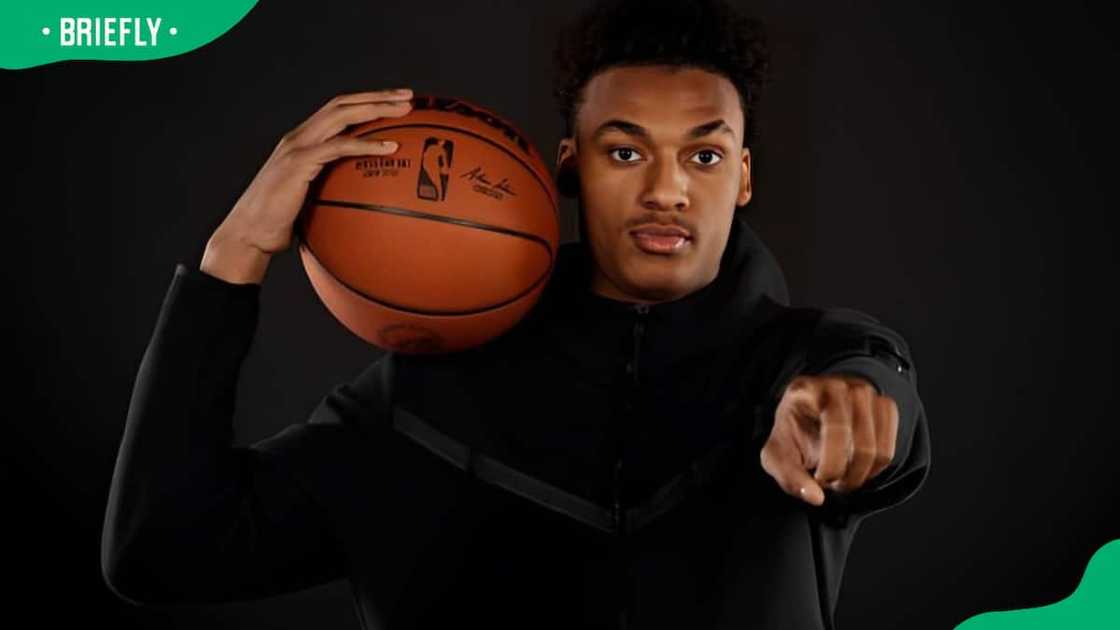 Maxwell during the 2023 NBA Draft Combine Circuit Maxwell during the 2023 NBA Draft Combine Circuit