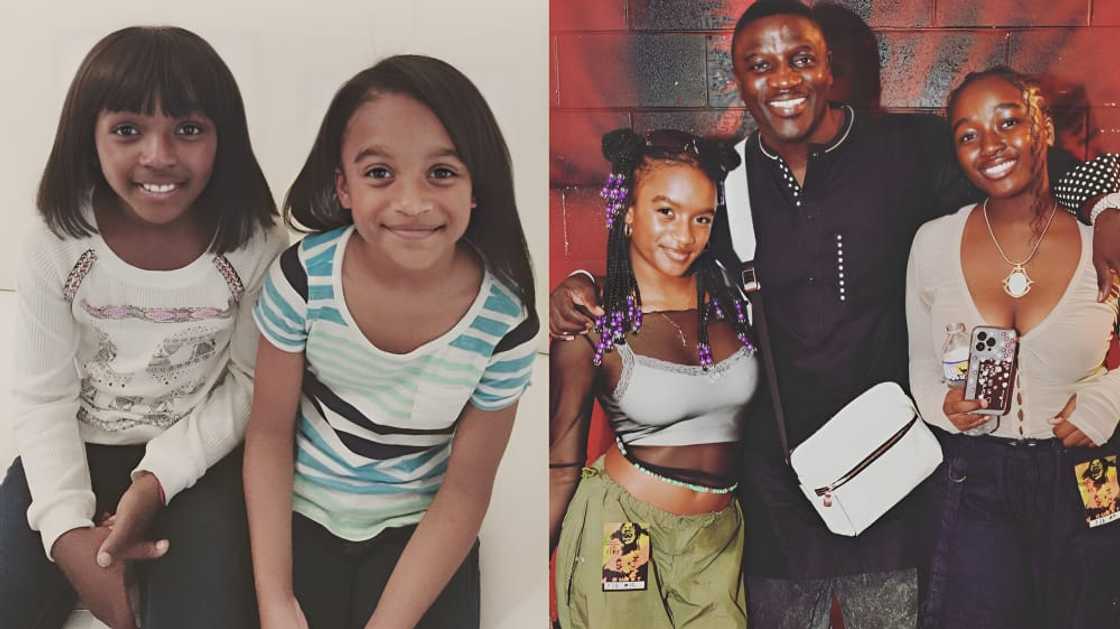 Akon's daughters Akon's daughters