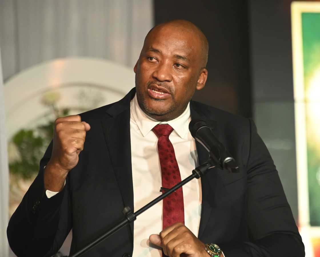 Gayton McKenzie at a function in Daveyton, South Africa. Gayton McKenzie at a function in Daveyton, South Africa.