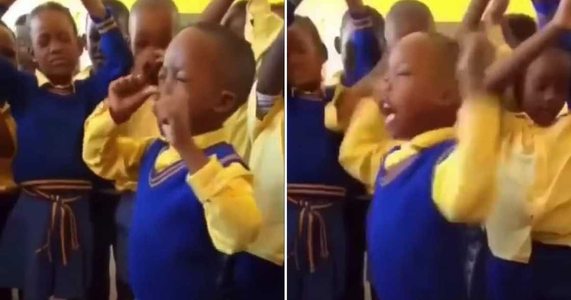 A cute clip of a child praying to go to Grade 3 won over South Africans. A cute clip of a child praying to go to Grade 3 won over South Africans.