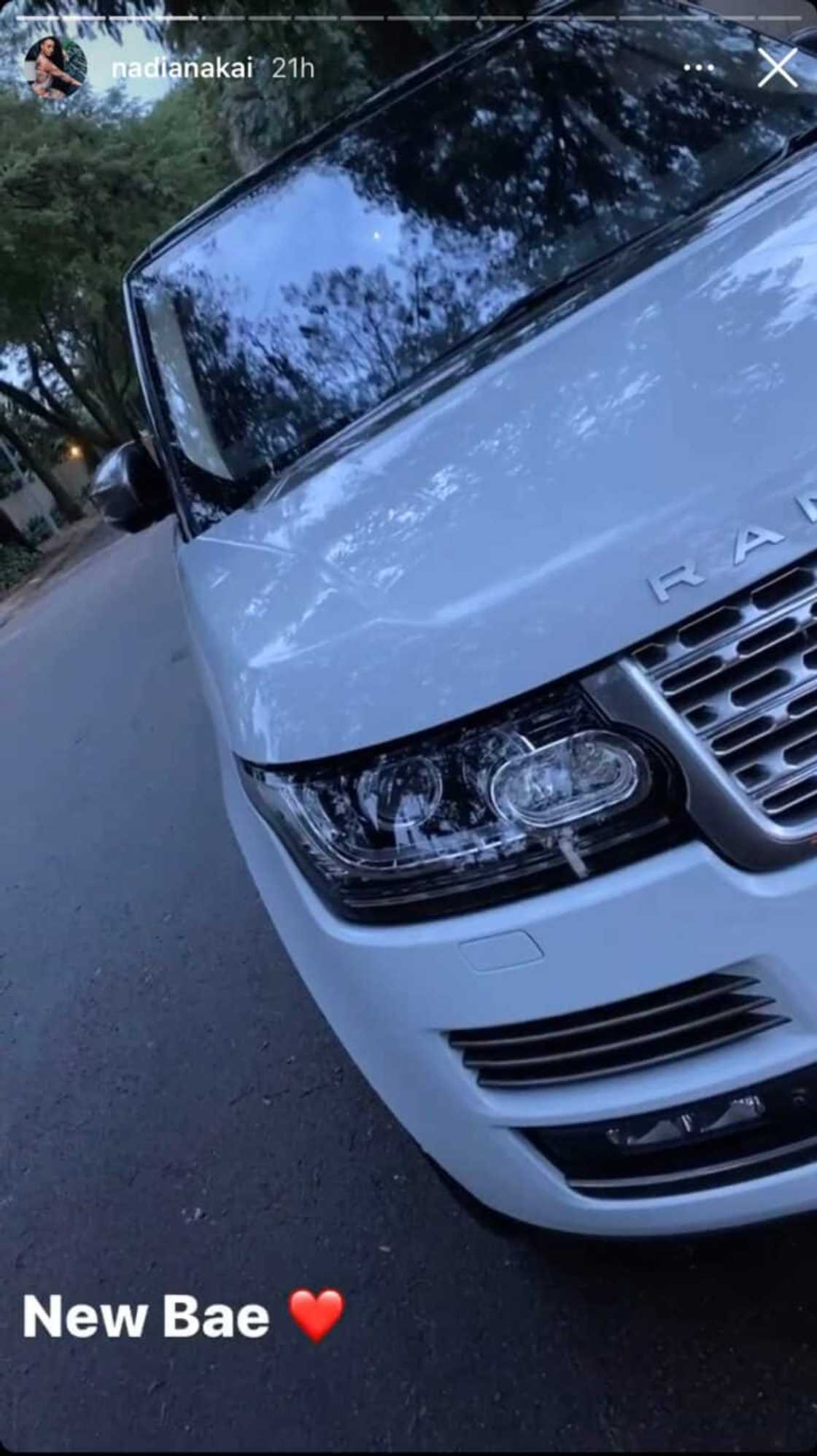 Nadia Nakai bought a new Range Rover in 2021. Nadia Nakai bought a new Range Rover in 2021.