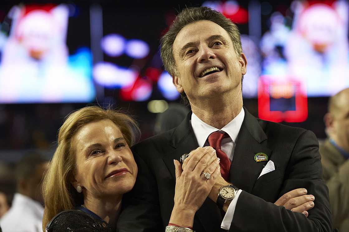 Rick Pitino with his wife, Joanne Minardi Rick Pitino with his wife, Joanne Minardi