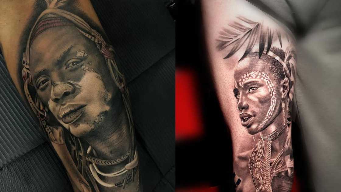 African warrior tattoo designs African warrior tattoo designs