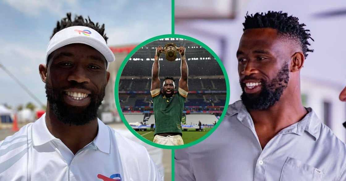 Springboks captain Siya Kolisi led the national rugby team to the World Cup victory twice Springboks captain Siya Kolisi led the national rugby team to the World Cup victory twice