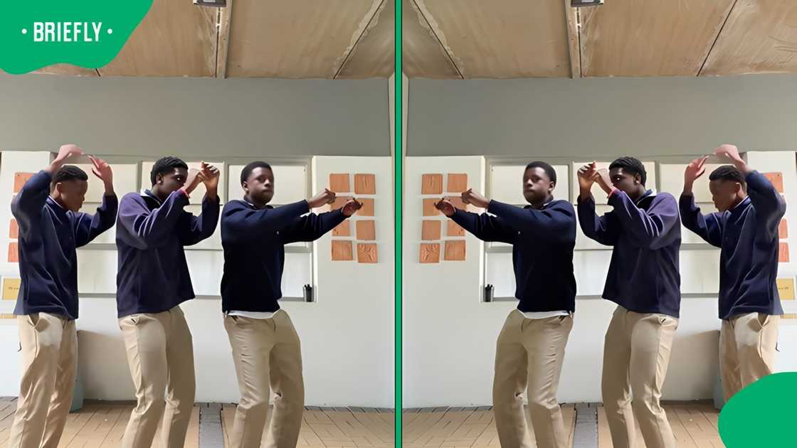 Curro learners do a viral dance move