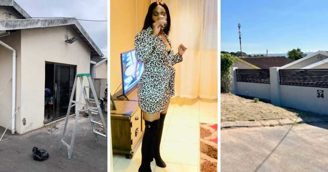 Woman shares before and after photos of her own place. Woman shares before and after photos of her own place.
