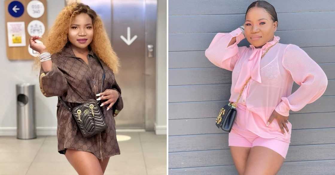 Makhadzi's make-up Makhadzi's make-up