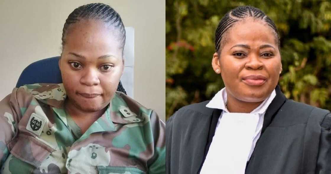 Lawyer, soldier, mom of two, woman inspires Mzansi Lawyer, soldier, mom of two, woman inspires Mzansi