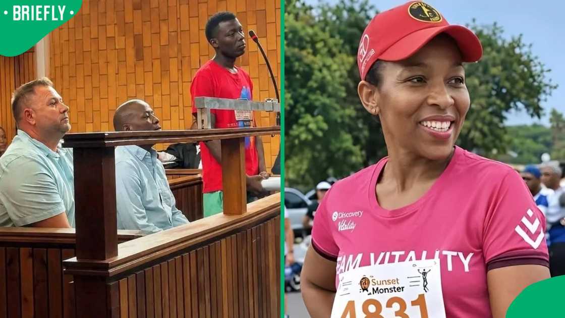 The three men facing charges of theft, possession of stolen property, and money laundering in the Elizabeth Moselakgomo case The three men facing charges of theft, possession of stolen property, and money laundering in the Elizabeth Moselakgomo case