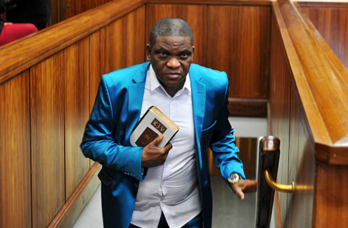 The church congregation of Timothy Omotoso celebrated his release. The church congregation of Timothy Omotoso celebrated his release.