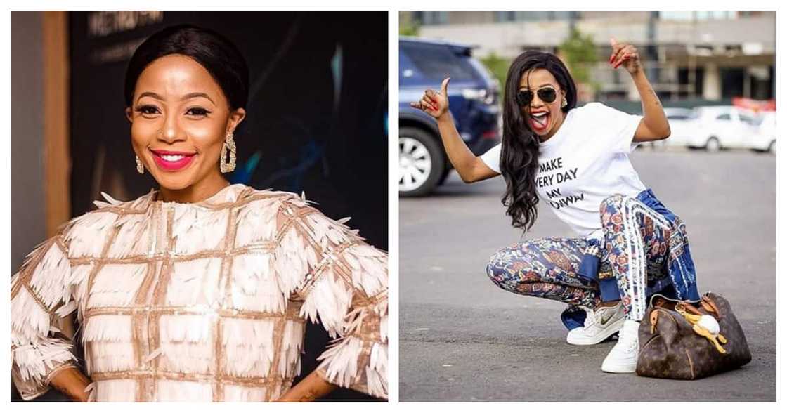 Like momma like son: Kelly Khumalo shares cute pic with her love Like momma like son: Kelly Khumalo shares cute pic with her love