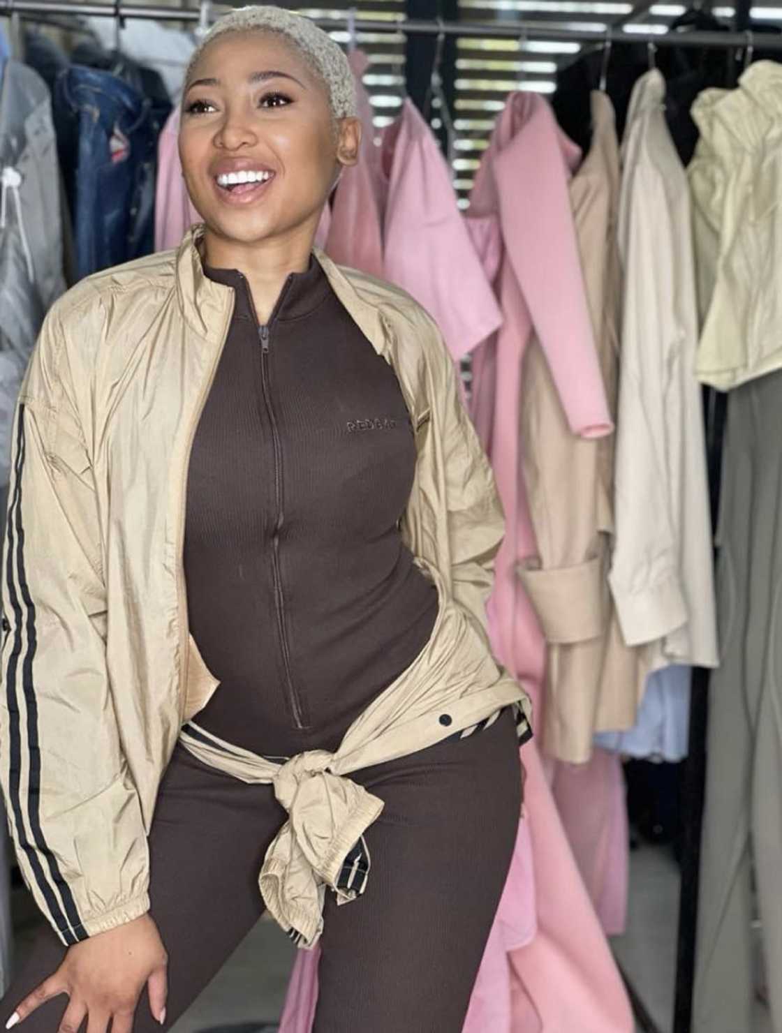 Social media accused Enhle Mbali of being performative