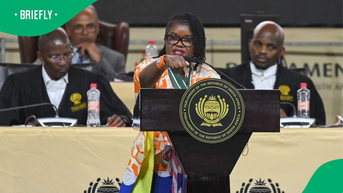 Nobuhle Nkabane was criticised for her conduct in Parliament
