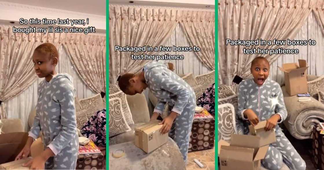 Little sister gets iPhone Little sister gets iPhone