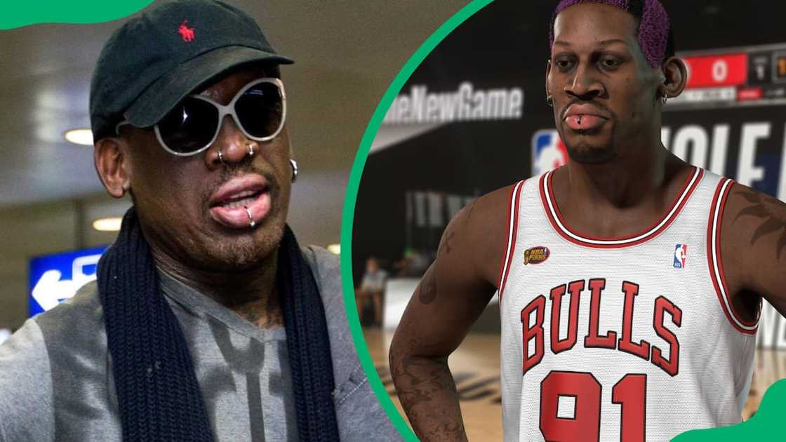 Former NBA star Dennis Rodman Former NBA star Dennis Rodman